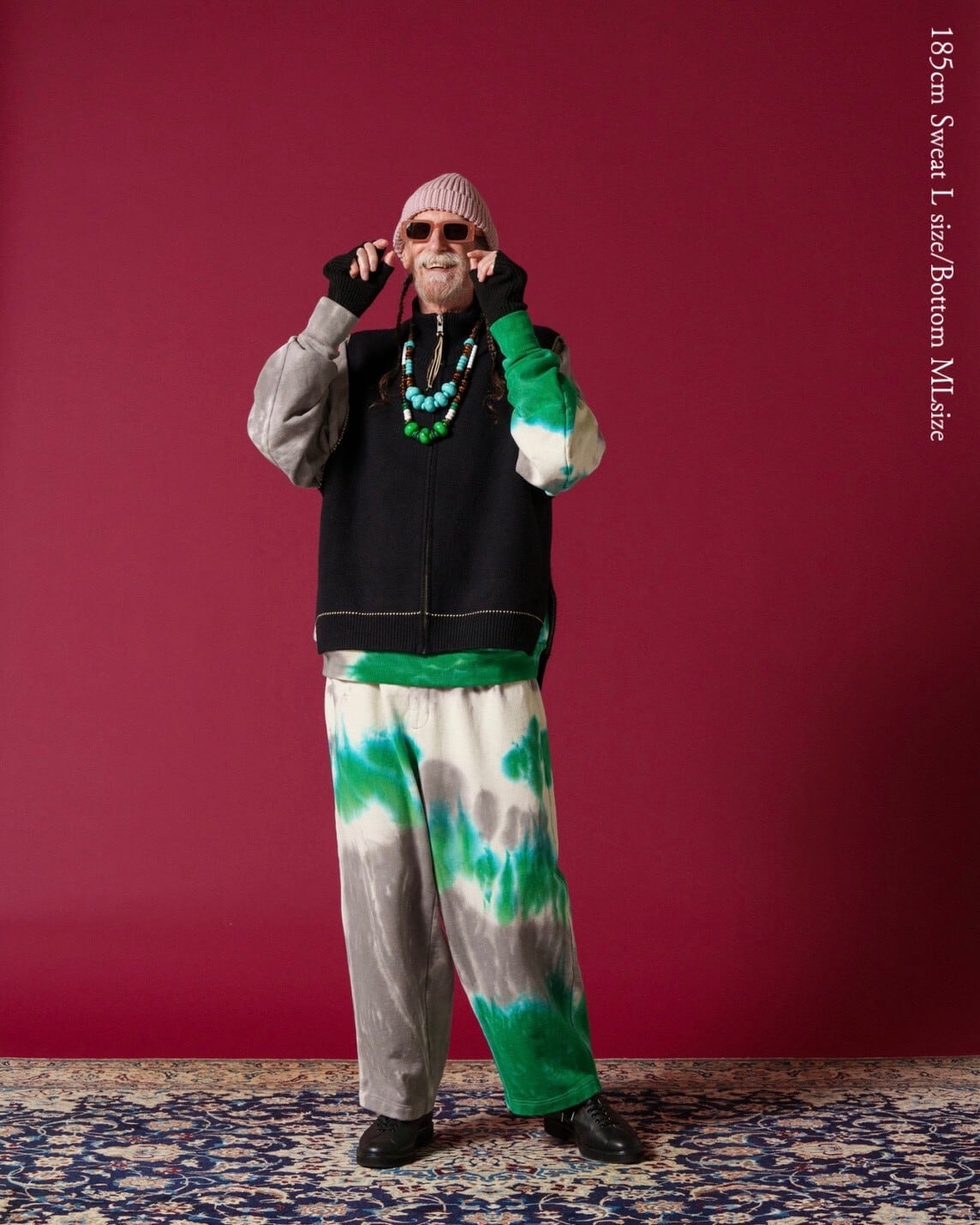 AMBERGLEAM フリンジベストセーター AMBERGLEAM アンバーグリーム 23AW Fringe Vest Sweater