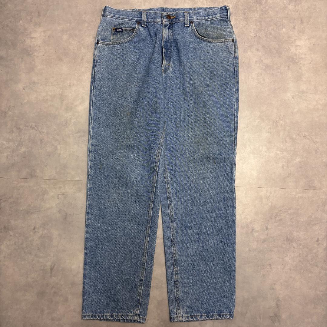 Lee リー W36 ブルーデニム 青 古着 90s USA製 21388