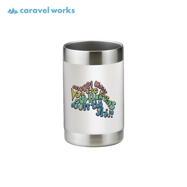 真空ステンレス缶クーラー（ホワイト)