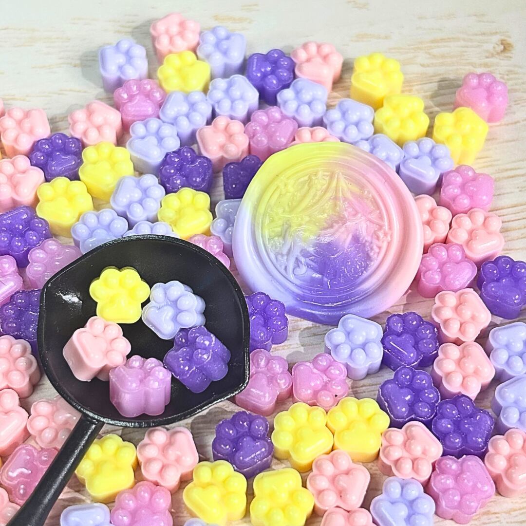 【肉球型】【5種ミックス】アニマルフィート ユニコーン【約100粒】#SWBA-U