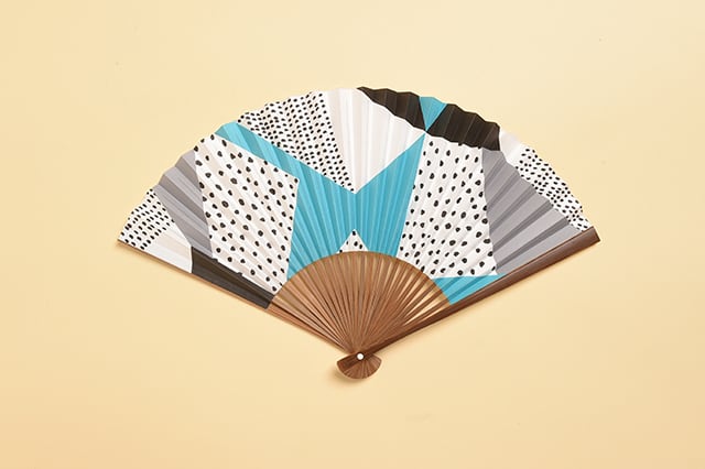 Men's] UMO#3 水色 Mizuiro 扇子 | /fan/fun