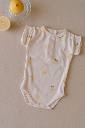 【予約】Studio Boheme Paris BODYSUIT BAMA OFF WHITE / LEMON