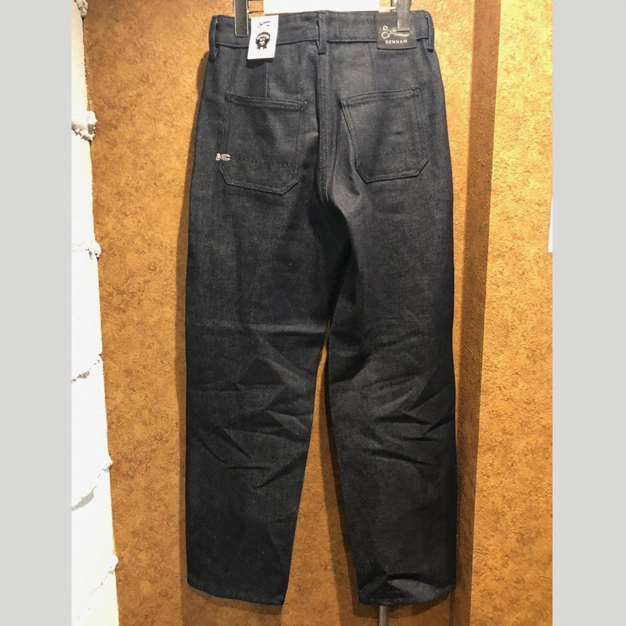 デニム ボトム ワイド 太め ハイウエスト レディース DENHAM