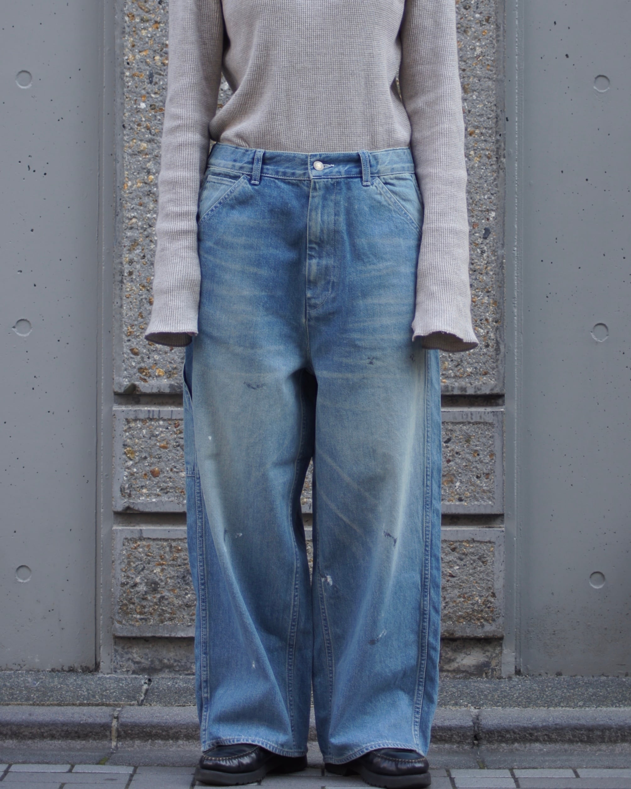 HARVESTY】BIG PAINTER DENIM PANTS / USED BLUE | ROGER'S North land