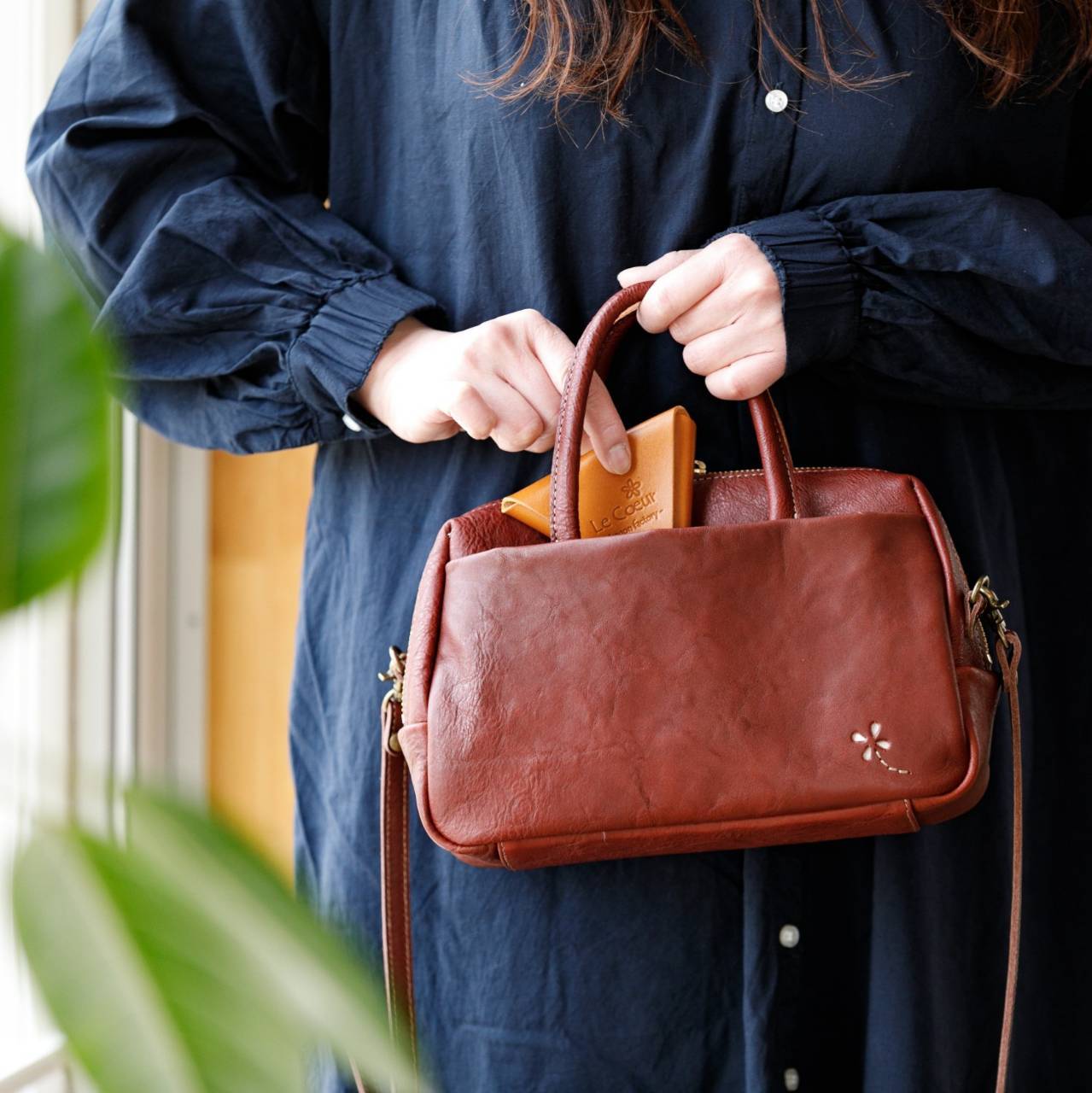 かばん屋さんのショルダーバッグ（チョコ）