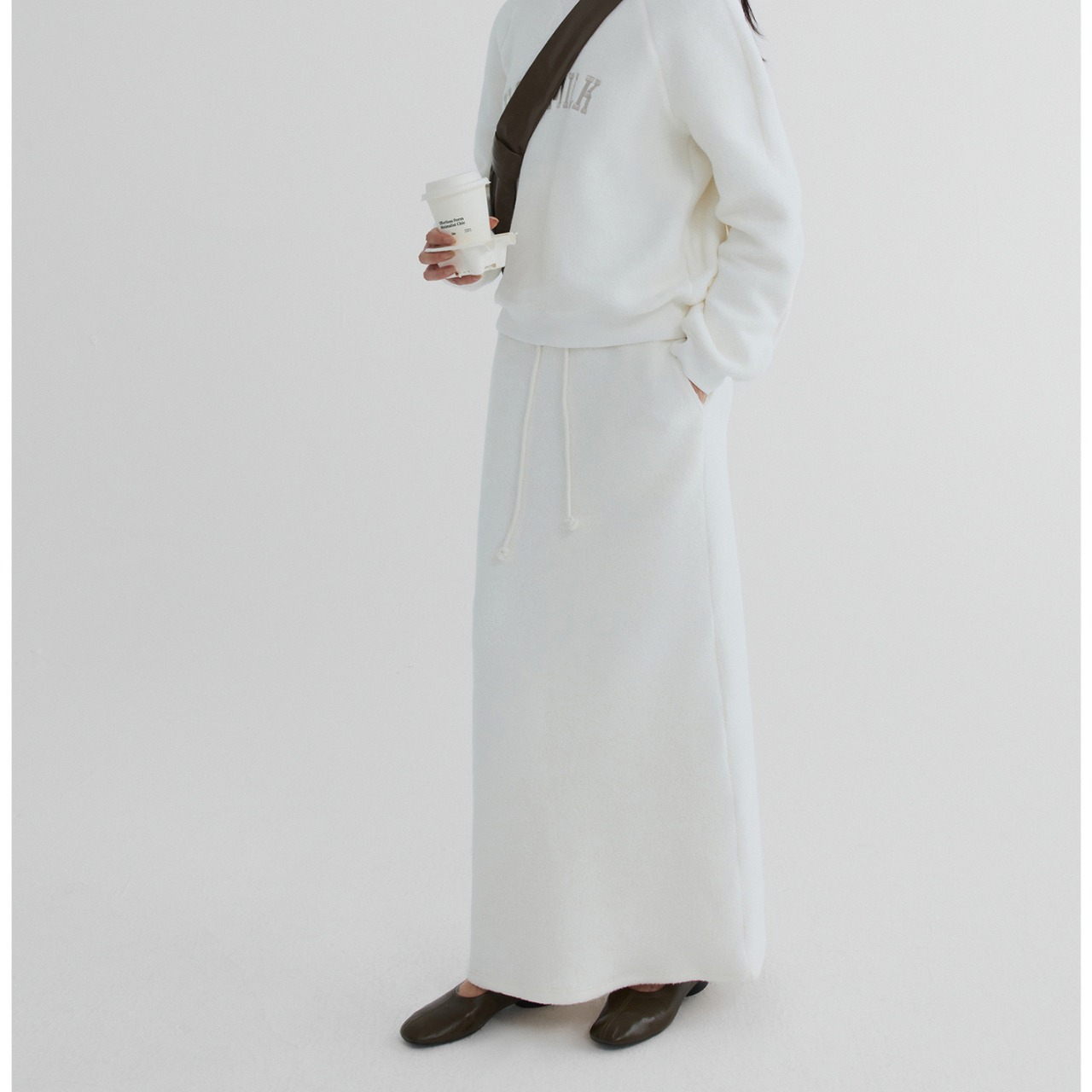 Warm Fluffy Straight Skirt  T4176