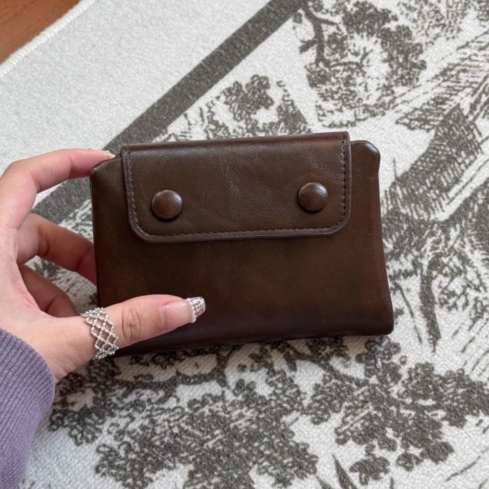 即納☆送料無料】本革レザーウォレット ショート 財布 フラワー