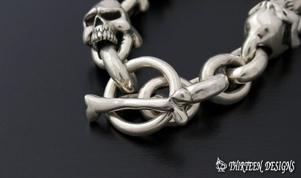 THIRTEENDESIGNS サーティーンデザインズ KB-1SP MAD SKULL LINK