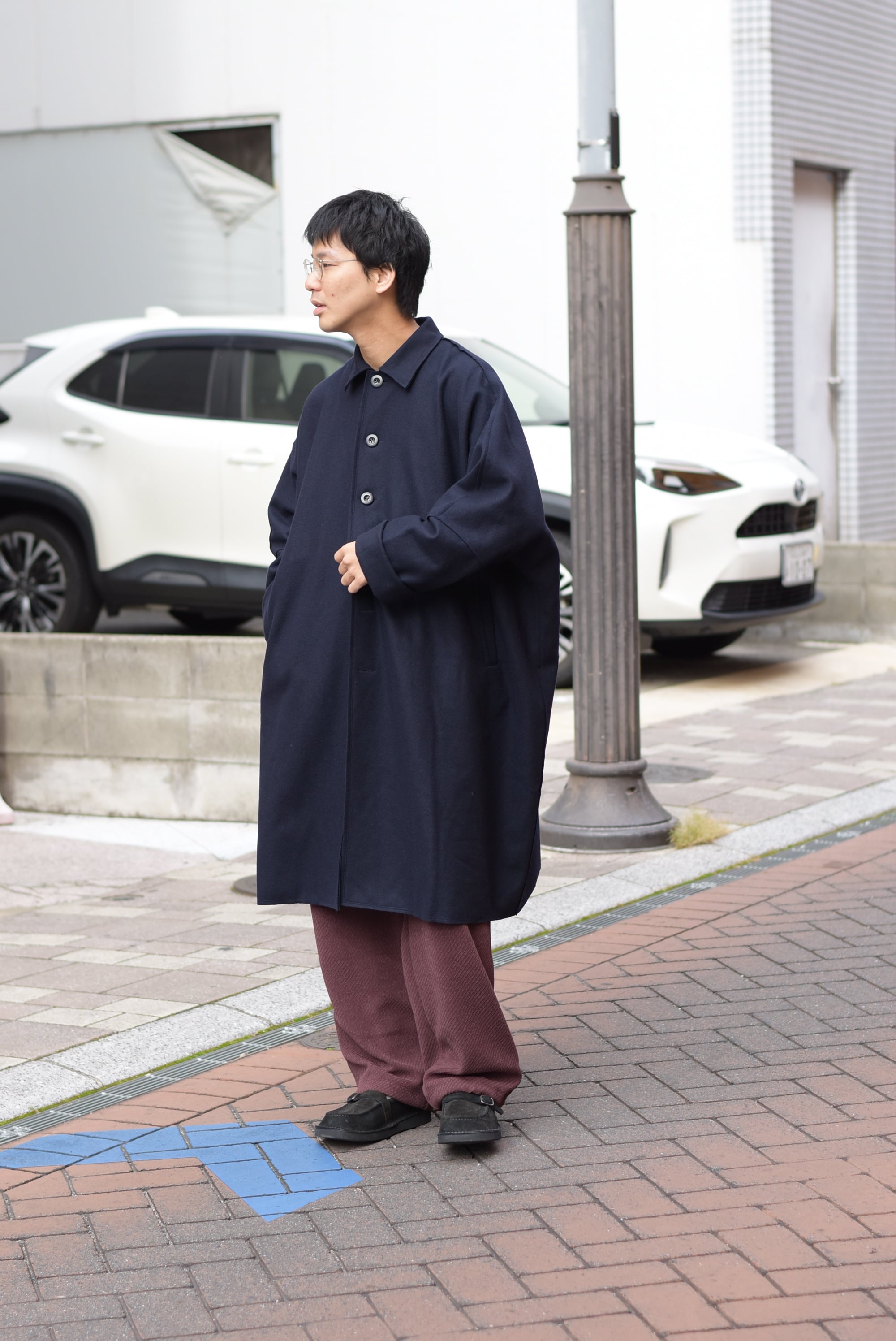 maillot】mature melton lots coat | theater(シアター)