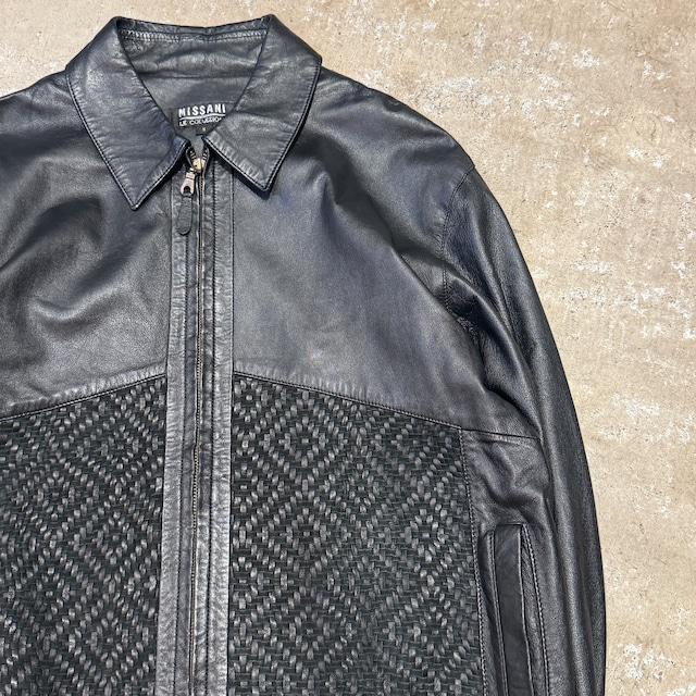 MISSANI F/Z LEATHER JACKET