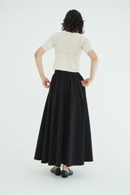 CLANE VOLUME FLARE AIRY SKIRT 3色展開