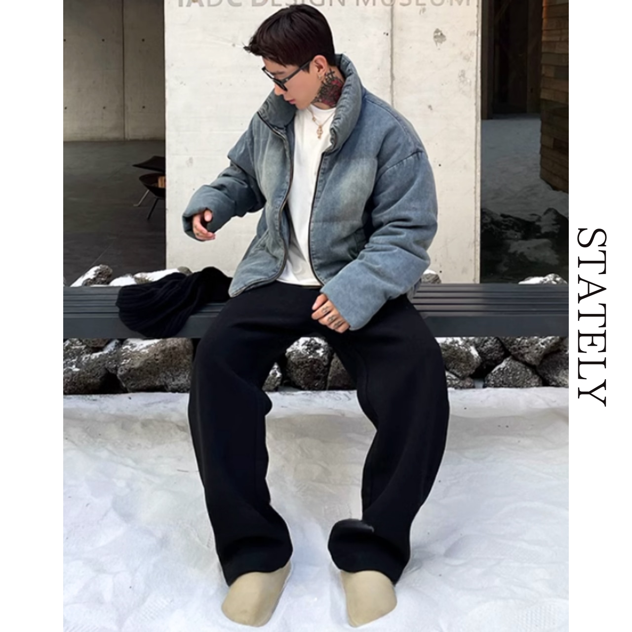 ウォームスウェット イージーパンツ/2color_B34・画像3