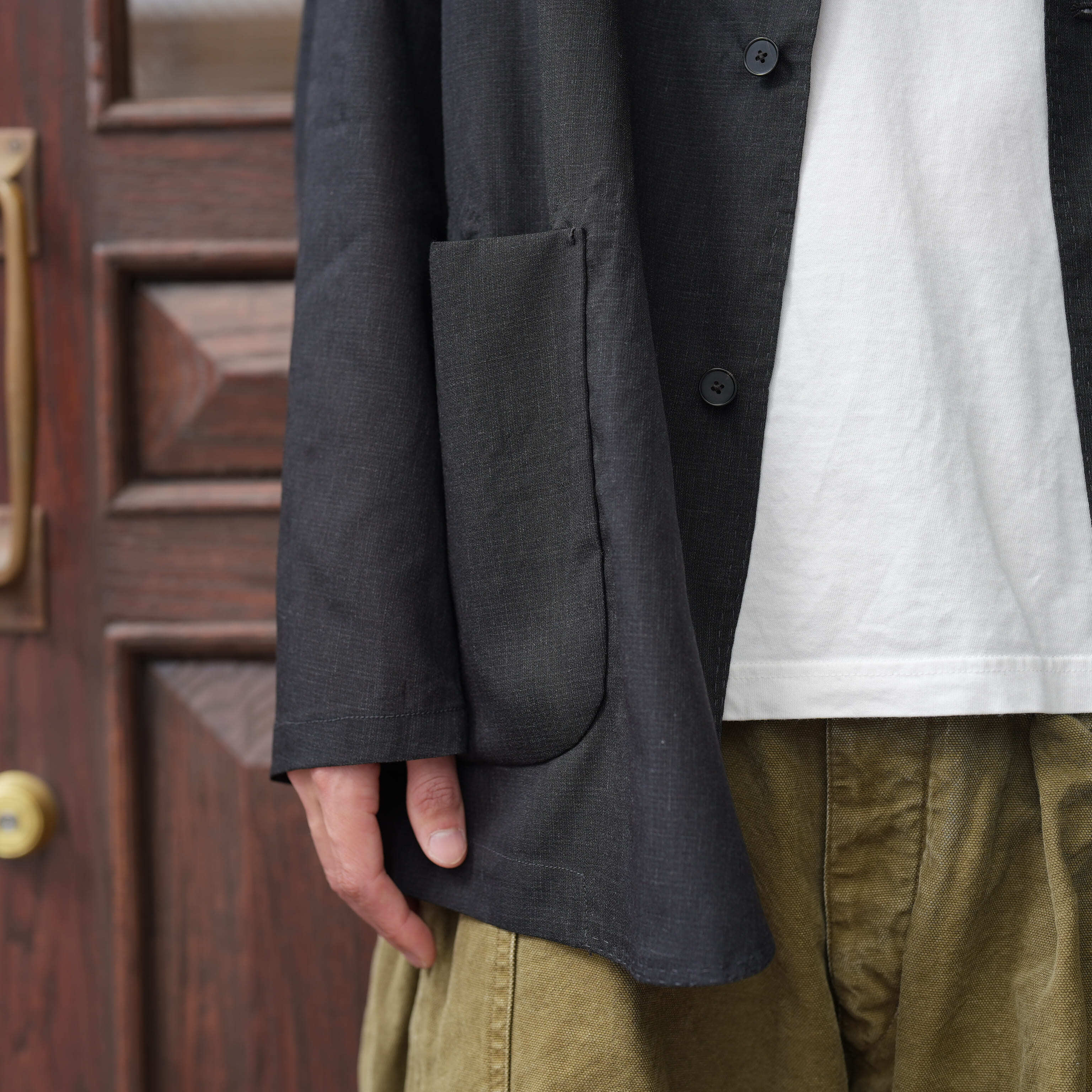 5日まで限定　26ss MAATEE&SONS 俺のsummer wool 無双 MAATEE&SONS 俺のSUMMER WOOL 無双TROUSER MIX GRAY – RASSEMBLE