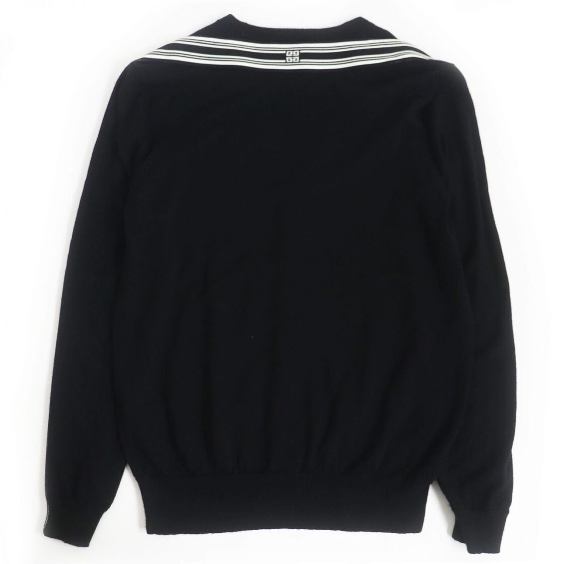 美品□GIVENCHY/ジバンシィ サイドライン ロゴボタン ウール100％ 長袖 