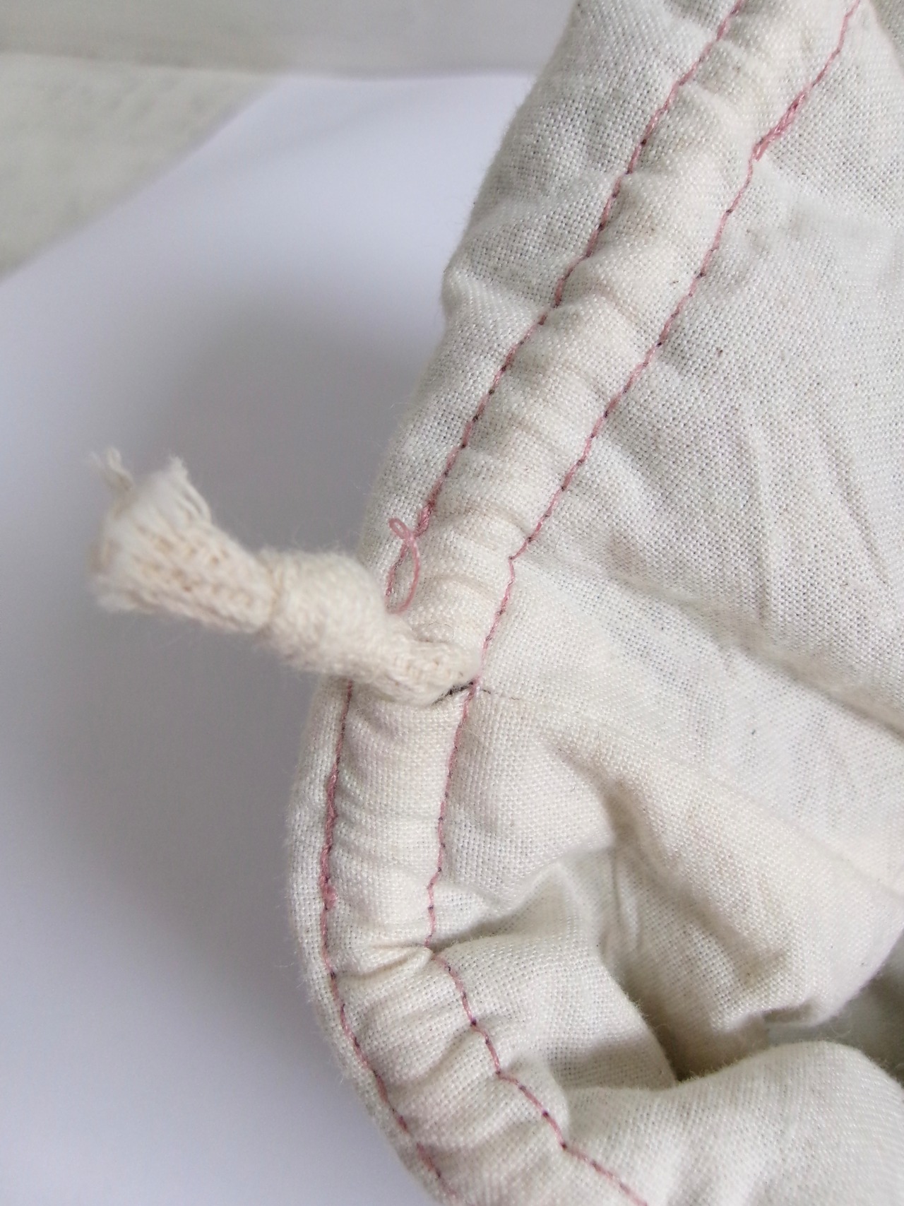 “ASTER” Hand quilt draws bag | ハンドキルトバッグ