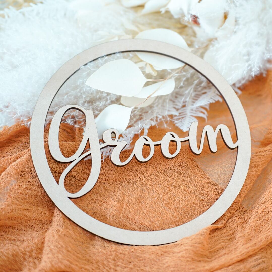 木製 / フォトプロップス Bride Groom［Q］ | AmmyMade