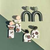 ポリマークレイピアス * サージカルステンレス -24