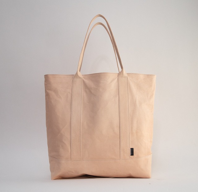 TOTE BAG -L- (TOWARU NUME LEATHER)