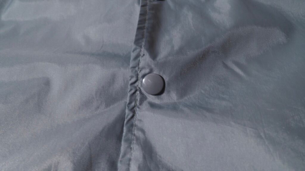 Haband mat silver color nylon coach jacket (made in Sri Lanka)