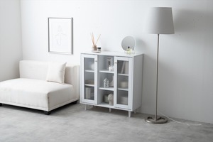 【幅78cm】Sonagi 引き戸キャビネット