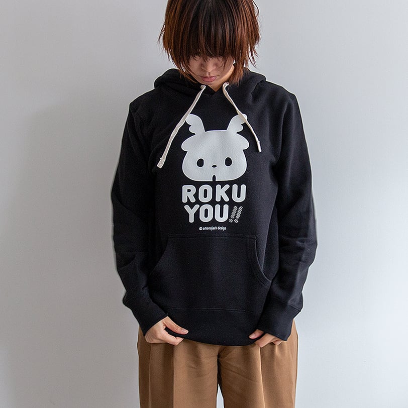 パーカー_ROKU YOU | ROKU SHOP ｜鹿キャラクター「ロク」のグッズ専門店