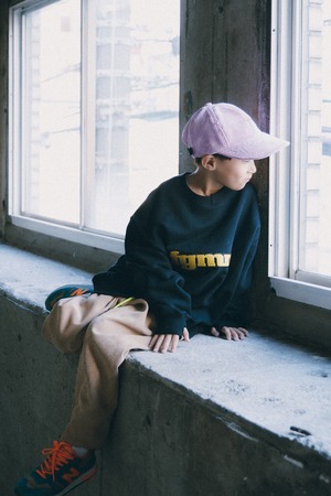【MIN-NANO×frankygrow】EMBROIDERY LOGO SWEATSHIRT / 0. 1