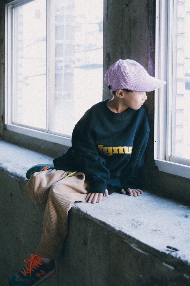 【MIN-NANO×frankygrow】EMBROIDERY LOGO SWEATSHIRT / 0. 1