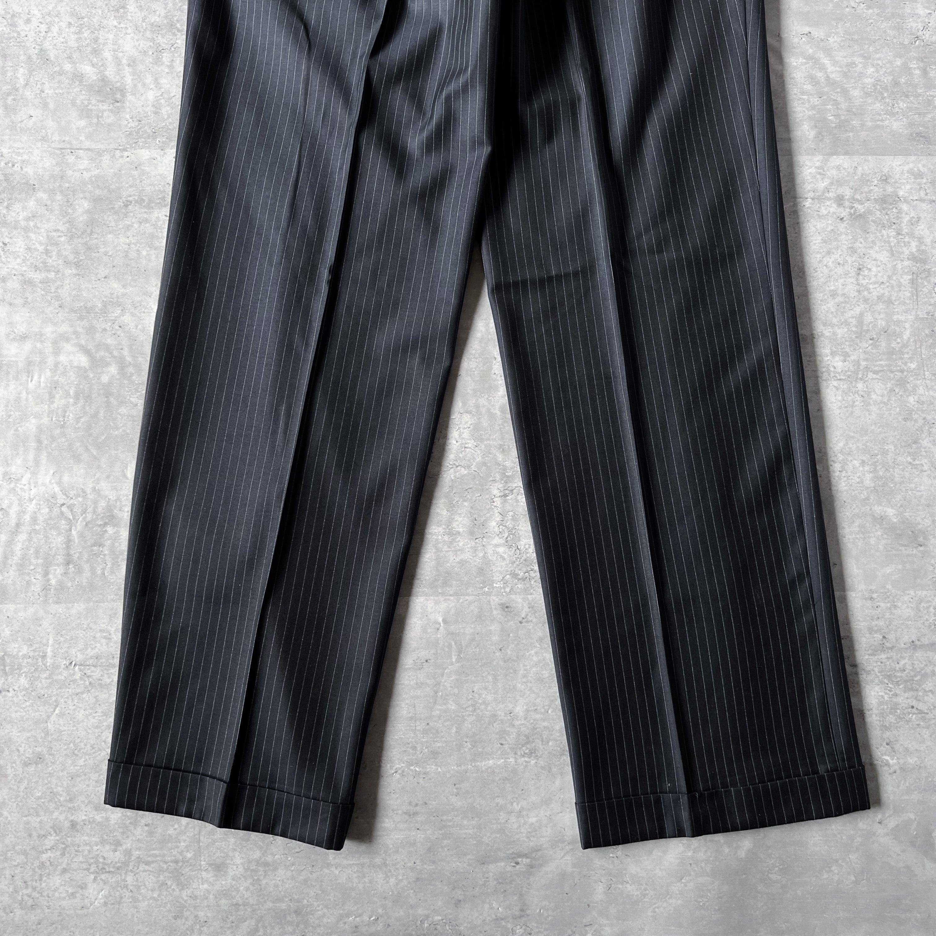 90s prada slacks navy