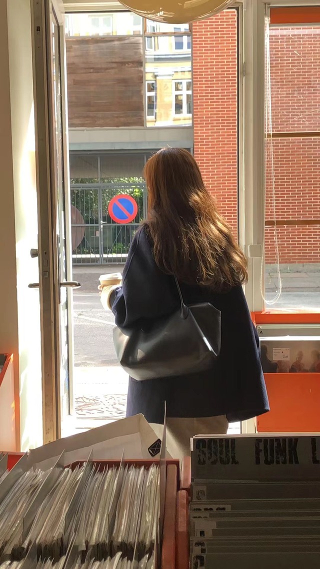 (OUNCE) cashmere half handmade coat / 2color