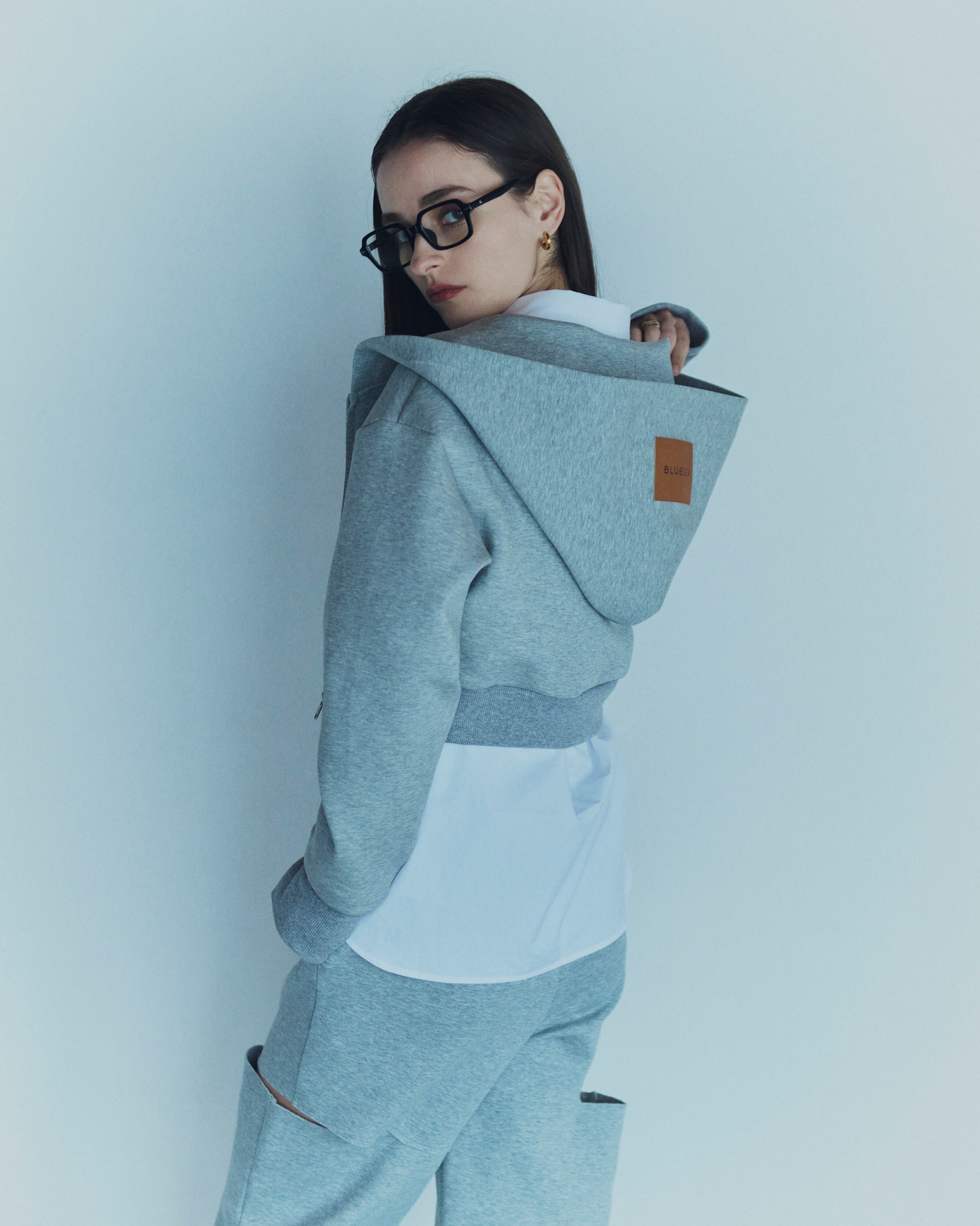 Side slit sweatpants | Bluelea