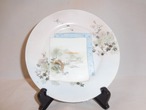 明治の絵皿 Hand painted porcelain pate(No1)