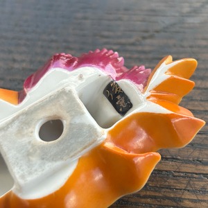 アンティークToshikaneJewelly  俊兼の大きな牡丹扇の帯留め　