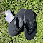 "Rainbow Sandals"Single Layer Classic Leather/Classic Black Leather