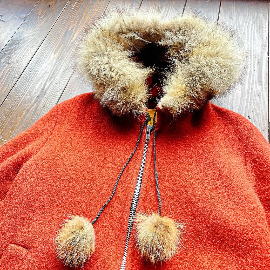 60s Opasquia Manufacturing Wool × Quilting × Coyote far Eskimo