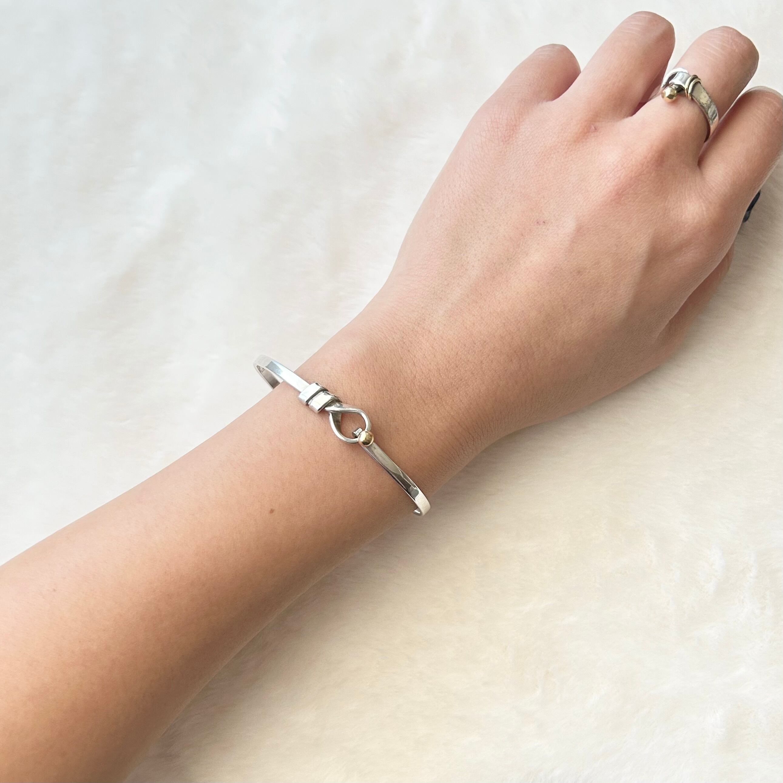 GEORG JENSEN ダブル ノット バングル Ag925（楽天市場】ジョージ 