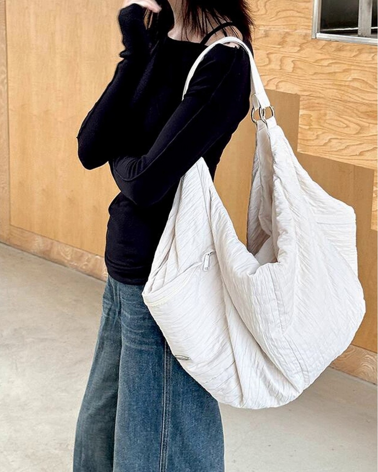 ビッグシルエットトートバッグ 3color A0603 - 7