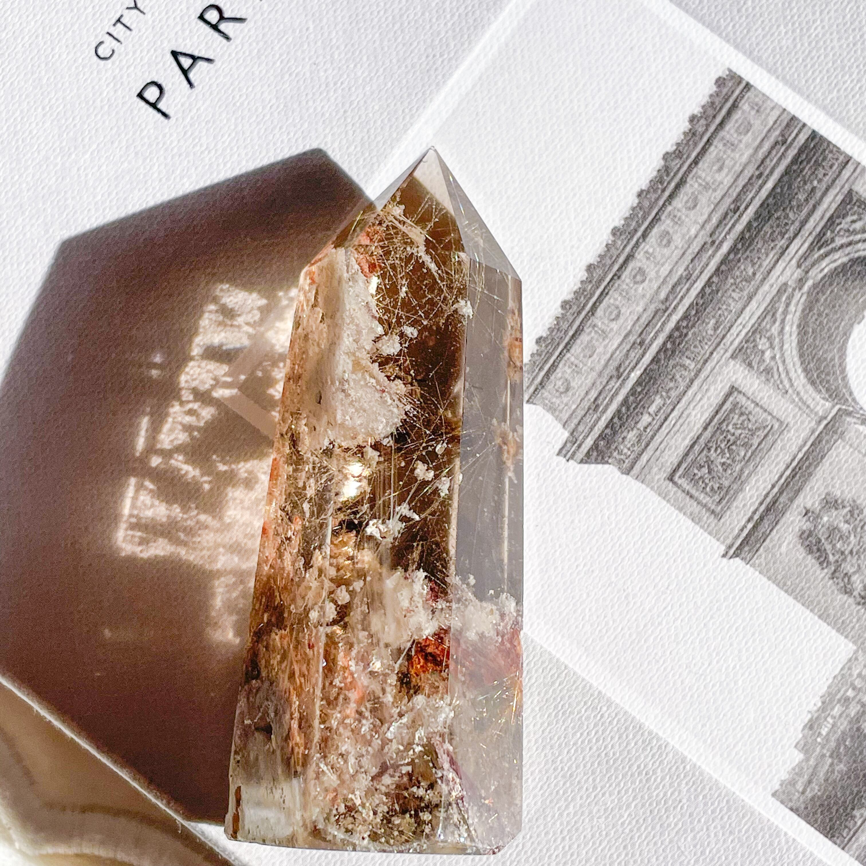 Rutilated Quartz Point 17 ✧ ルチルクォーツ