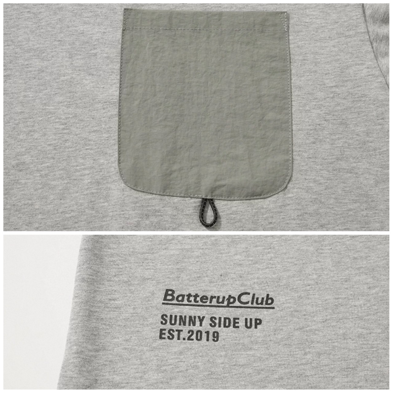 Contrast pocket long sleeve tee1532 - 9