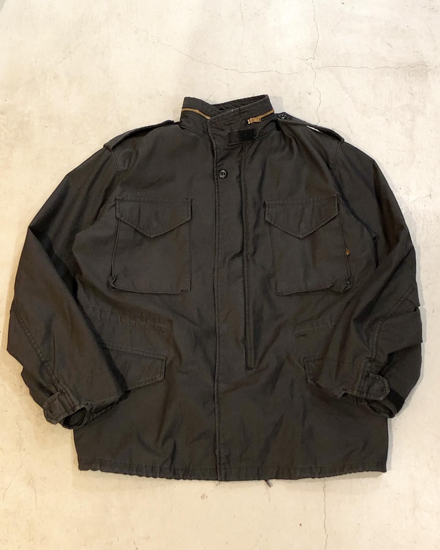 1990s ALPHA M-65 field jacket “BLACK”【高円寺店】