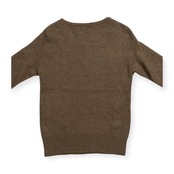 nano universe ナノユニバース ラクーンドッグ タヌキ & 羊毛 ラムウール ニット セーター サイズ F /フリーサイズ/レディース/ベージュ系