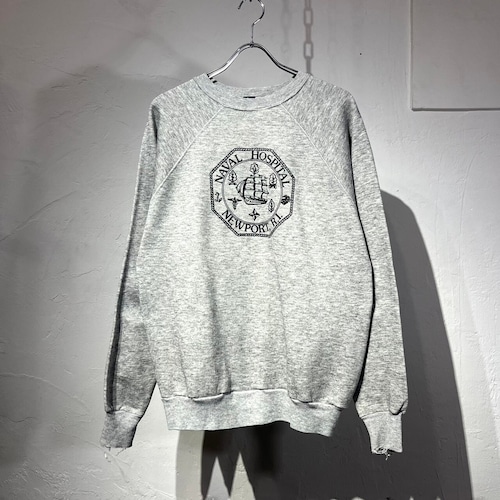 70s US NAVY ”沖縄米国海軍病院” Print Sweat