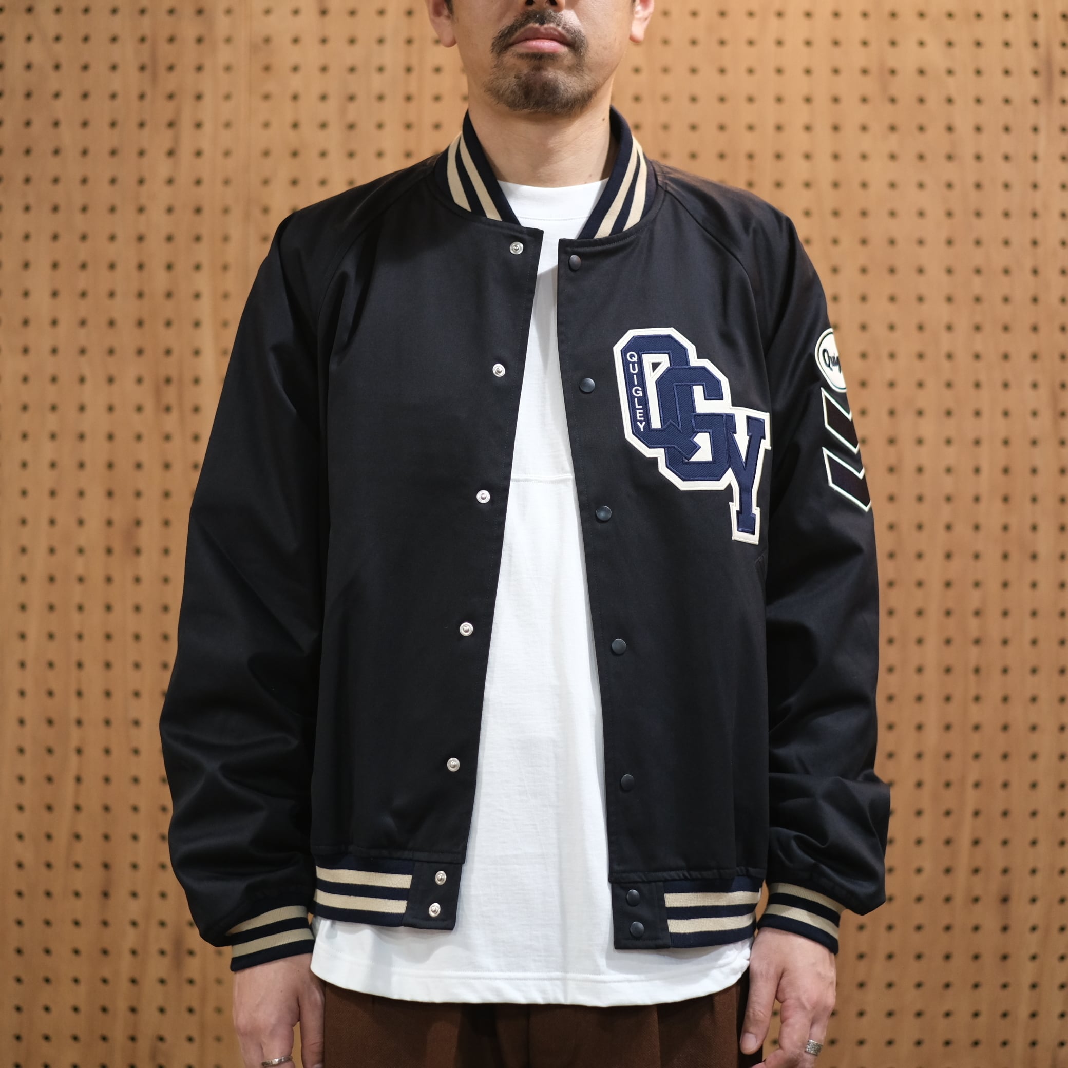 Quigley COTTON VARSITY JACKET-