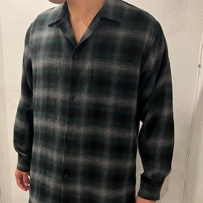 MAATEE&SONS マーティー アンド サンズ カシミヤ チェックシャツ