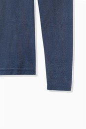 FOURAM - SHEER VELOR BOATNECK ：Blue｜シアーベロア／ボートネック／ロングスリーブ