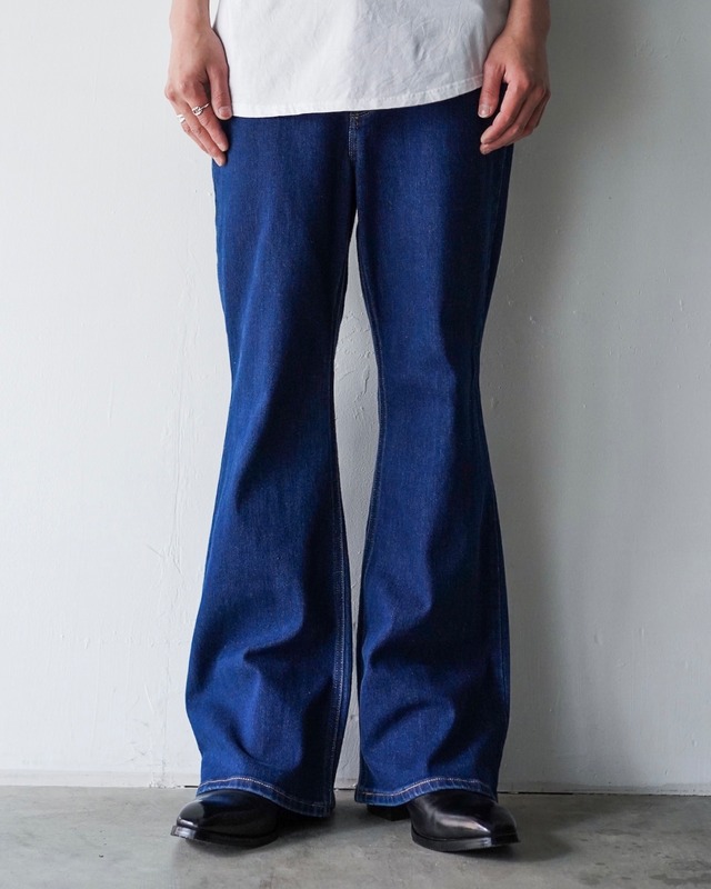 90s flare wide denim | Hype