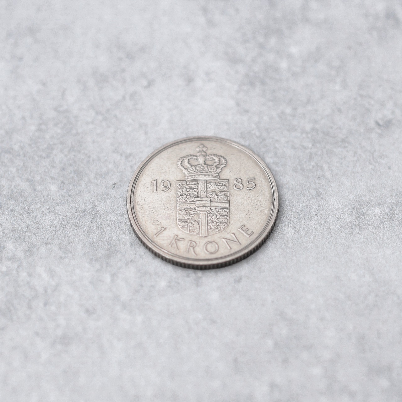 デンマーク 1クローネ コインリング｜DENMARK 1KRONE COINRING