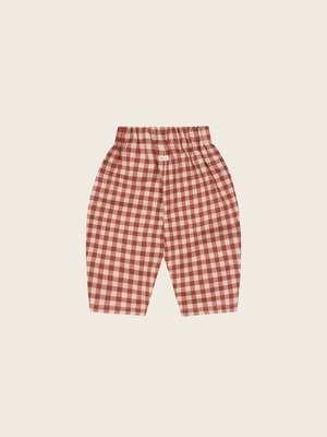 ORGANIC ZOO　Paprika Gingham Carrot Pants