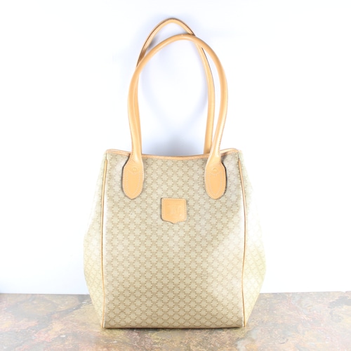 .OLD CELINE MACADAM PATTERNED TOTE BAG MADE IN ITALY/オールドセリーヌマカダム柄トートバッグ2000000051369