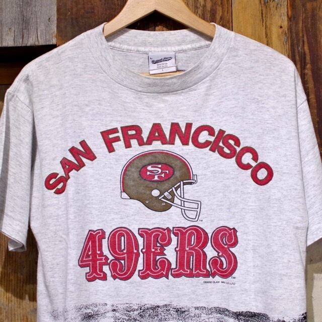 90年代 リー Lee SPORT NFL SANFRANCISCO 49ERS サンフランシスコフォーティナイナーズ スポーツプリントTシャツ メンズM ヴィンテージ /eaa319763