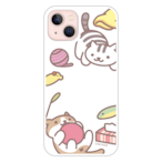 【iPhone 13】【ねこあつめ(ボールあそび)】スマホケース クリアタイプ